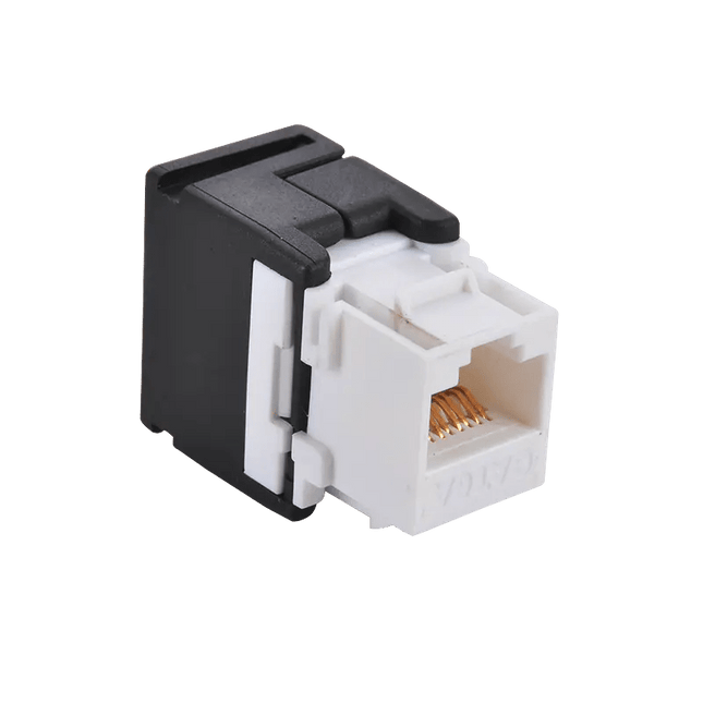 CAT6 keystone RJ45 UTP 180° toolless - Networkdiscount.com