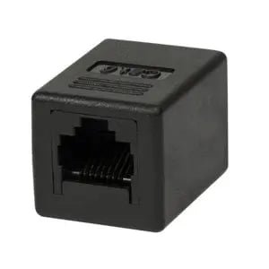 CAT6 RJ45 UTP koppelstuk zwart - Networkdiscount.com