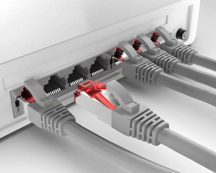 Cat6 S/FTP PIMF LSOH grijs 2 meter - Networkdiscount.com