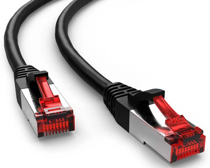 Cat6 S/FTP PIMF LSOH zwart 1.5 meter - Networkdiscount.com