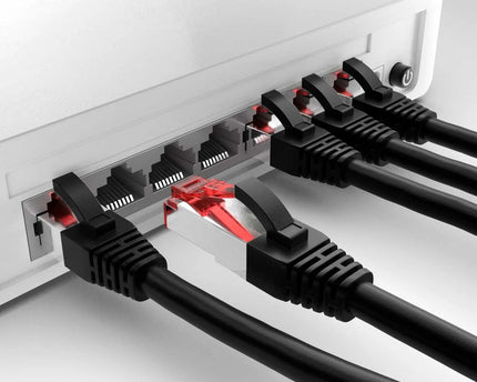 Cat6 S/FTP PIMF LSOH zwart 1.5 meter - Networkdiscount.com