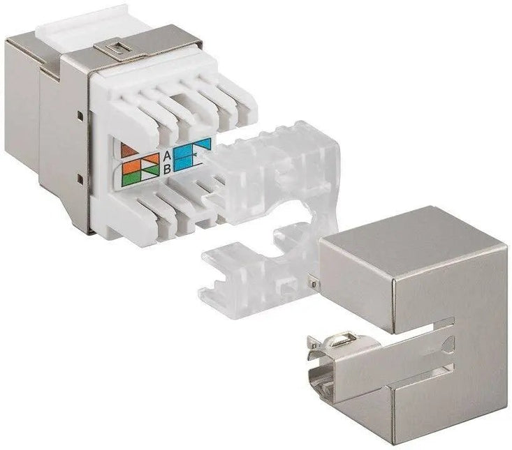 CAT6 STP Keystone RJ45 afgeschermd - Networkdiscount.com