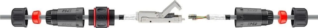 CAT6 STP toolless outdoor koppelstuk - Networkdiscount.com