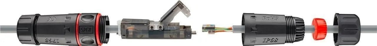 CAT6 UTP toolless outdoor koppelstuk - Networkdiscount.com