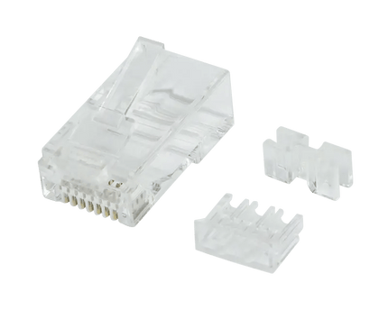 CAT6a Connector RJ45 - UTP 10 stuks voor soepele en stugge kabel - Networkdiscount.com