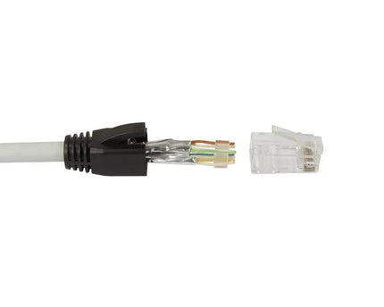 CAT6a Connector RJ45 - UTP 50 stuks voor soepele en stugge kabel - Networkdiscount.com