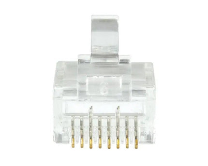 CAT6a Connector RJ45 - UTP 50 stuks voor soepele en stugge kabel - Networkdiscount.com