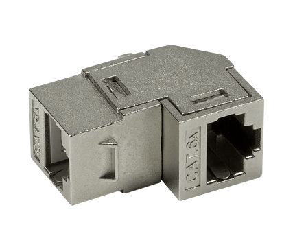 CAT6a keystone koppelstuk STP haaks - Networkdiscount.com