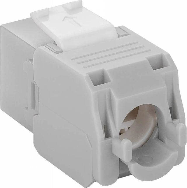 CAT6a Keystone RJ45 unshielded grijs - Networkdiscount.com