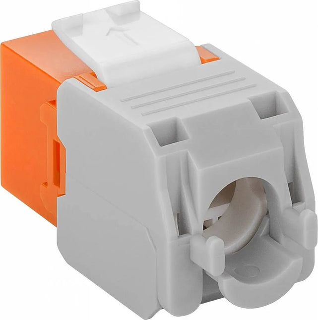 CAT6a Keystone RJ45 unshielded oranje - Networkdiscount.com
