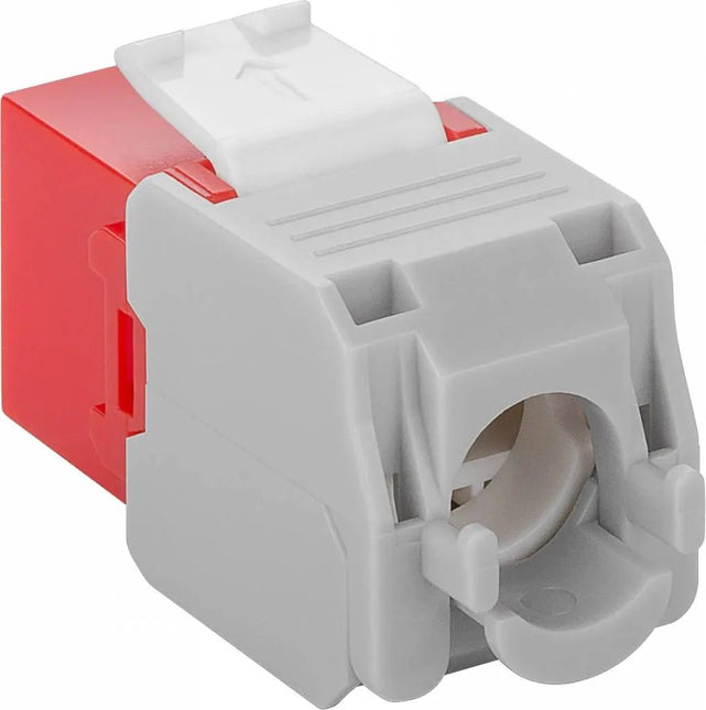 CAT6a Keystone RJ45 unshielded rood - Networkdiscount.com
