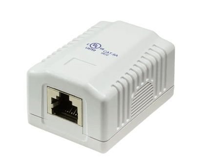 CAT6a opbouwdoos 1x RJ45 STP - Networkdiscount.com