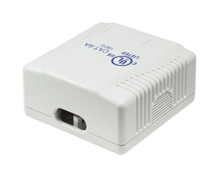 CAT6a opbouwdoos 2x RJ45 STP - Networkdiscount.com