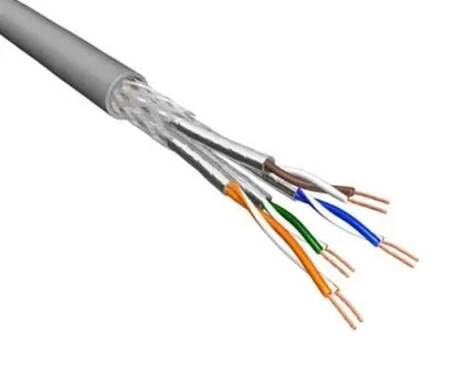 Cat.6A S/FTP Kabel Soepel AWG26 LSZH Grijs 500m 100% koper - Networkdiscount.com