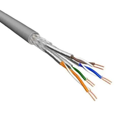 Cat.6A S/FTP Kabel Soepel AWG26 LSZH Grijs 500m 100% koper - Networkdiscount.com