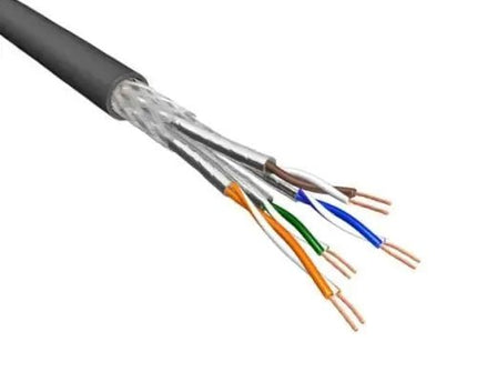 Cat.6A S/FTP Kabel Soepel AWG26 LSZH Zwart 500m 100% koper - Networkdiscount.com