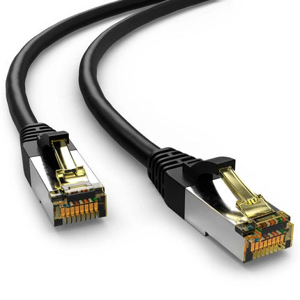 Cat6a S/FTP PIMF LSOH zwart 15 meter - Networkdiscount.com