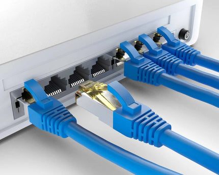 Cat6a S/FTP PIMF LSZH Blauw 1 meter - Networkdiscount.com
