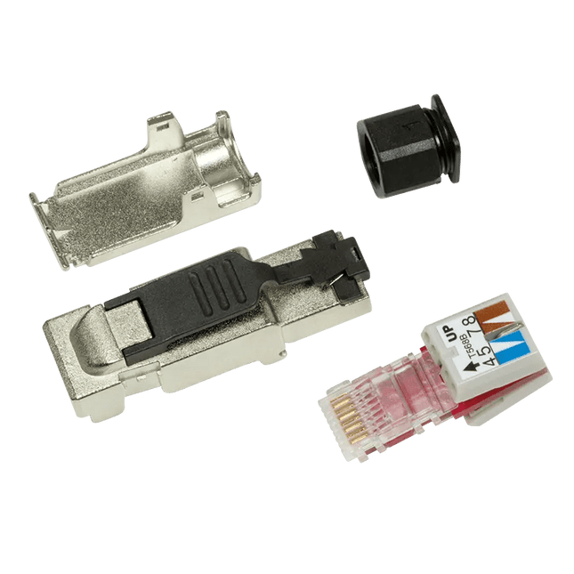 CAT6a Toolless RJ45 Connector - STP voor soepele en stugge kabel - Networkdiscount.com