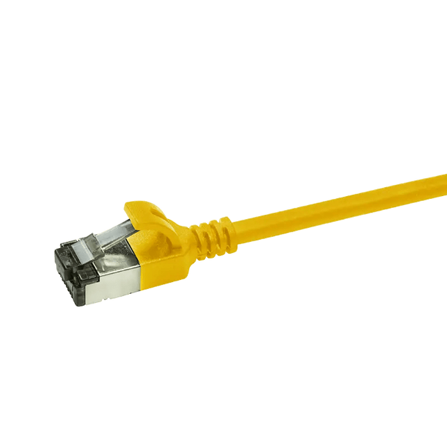 CAT6a U/FTP Ultraflex, 100% koper, geel, 0.3M - Networkdiscount.com