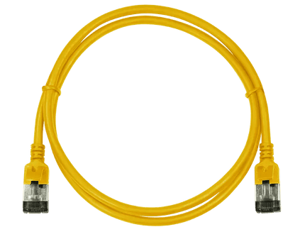 CAT6a U/FTP Ultraflex, 100% koper, geel, 2M - Networkdiscount.com