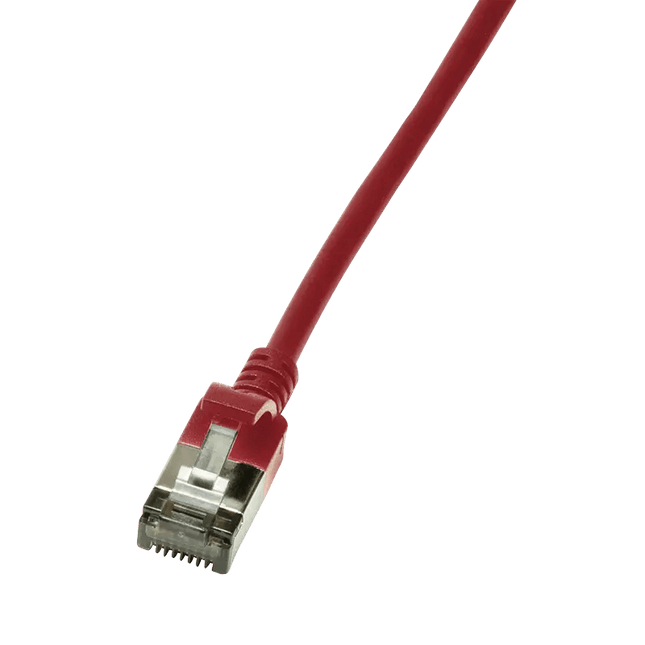 CAT6a U/FTP Ultraflex, 100% koper, rood, 0.2M - Networkdiscount.com