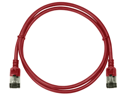 CAT6a U/FTP Ultraflex, 100% koper, rood, 0.5M - Networkdiscount.com