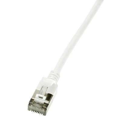 CAT6a U/FTP Ultraflex, 100% koper, wit, 0.3M - Networkdiscount.com
