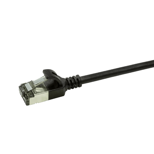 CAT6a U/FTP Ultraflex, 100% koper, zwart, 1M - Networkdiscount.com