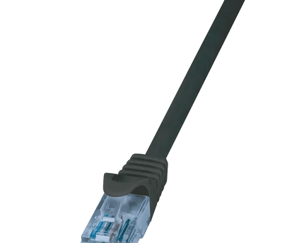 CAT6a U/UTP zwart 0.25M CCA - Networkdiscount.com