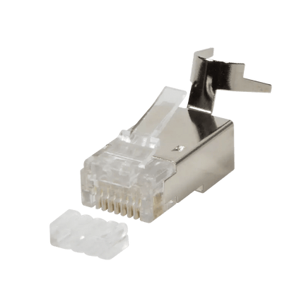 CAT6a/CAT7 Connector RJ45 - STP 10 stuks voor stugge kabel - Networkdiscount.com