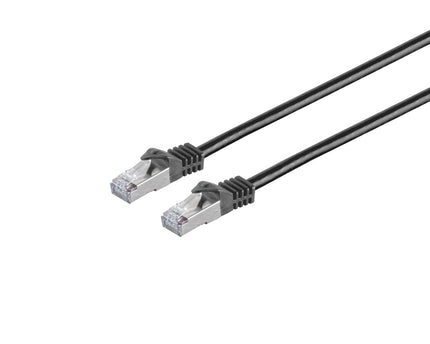 Cat7 0.25M Zwart SSTP/PiMF halogeenvrij patchkabel - Networkdiscount.com