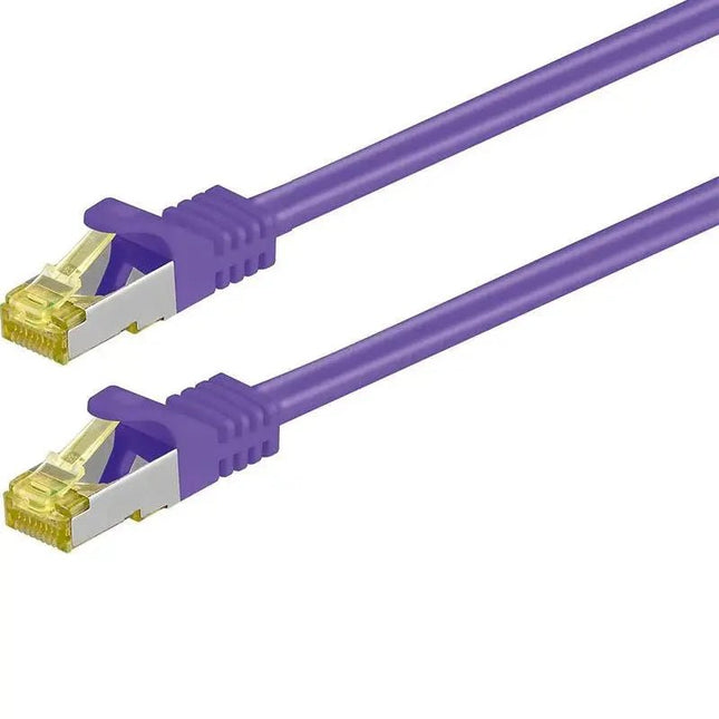 Cat7 10M Paars SSTP/PiMF halogeenvrij patchkabel - Networkdiscount.com