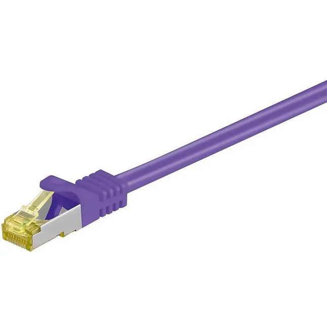 Cat7 7.5M Paars SSTP/PiMF halogeenvrij patchkabel - Networkdiscount.com