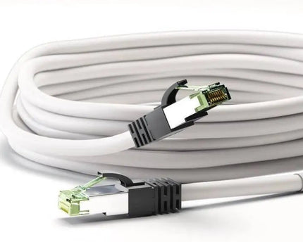 CAT8.1 S/FTP PIMF LSZH 0.25M Wit - Networkdiscount.com
