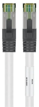 CAT8.1 S/FTP PIMF LSZH 0.25M Wit - Networkdiscount.com
