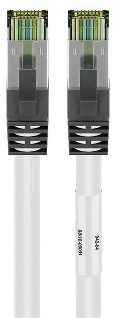 CAT8.1 S/FTP PIMF LSZH 0.25M Wit - Networkdiscount.com