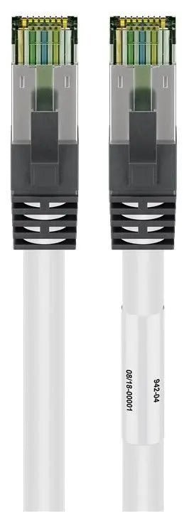 CAT8.1 S/FTP PIMF LSZH 0.25M Wit - Networkdiscount.com