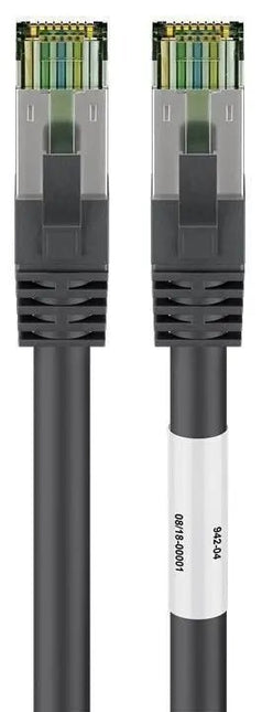 CAT8.1 S/FTP PIMF LSZH 0.5M Zwart - Networkdiscount.com