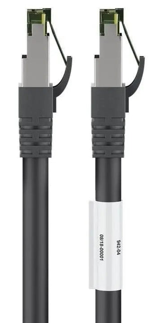 CAT8.1 S/FTP PIMF LSZH 1M Zwart - Networkdiscount.com