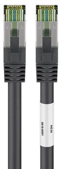 CAT8.1 S/FTP PIMF LSZH 3M Zwart - Networkdiscount.com