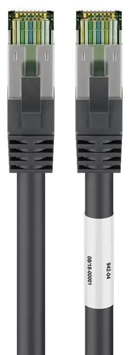 CAT8.1 S/FTP PIMF LSZH 3M Zwart - Networkdiscount.com