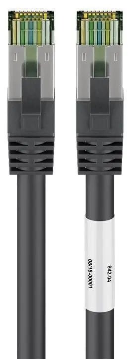 CAT8.1 S/FTP PIMF LSZH 5M Zwart - Networkdiscount.com