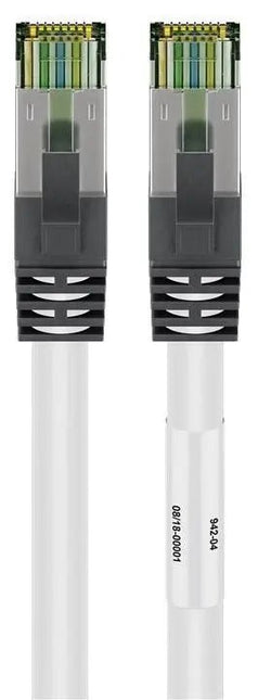 CAT8.1 S/FTP PIMF LSZH 7.50M Wit - Networkdiscount.com