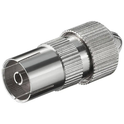 COAX jack 9,5 mm metaal - Networkdiscount.com
