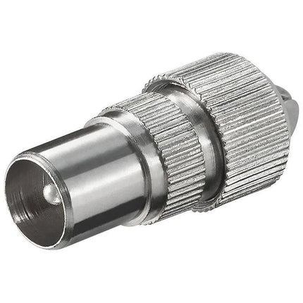 COAX plug 9,5 mm metaal - Networkdiscount.com