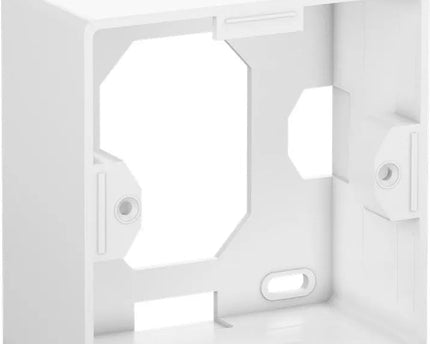 Combi Inbouw + opbouwdoos wit CAT6a 2x RJ45 afgeschermd LSA 3.5 cm diep - Networkdiscount.com