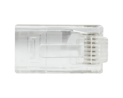 Doorsteek CAT6 Connector RJ45 - UTP 10 stuks voor soepele en stugge kabel - Networkdiscount.com