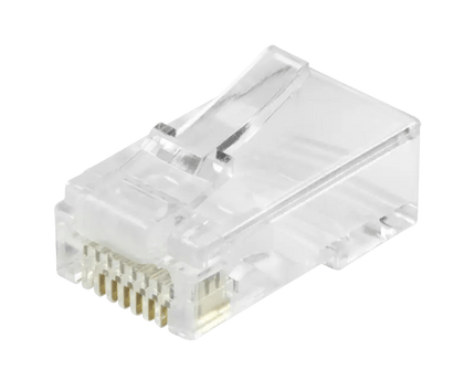 Doorsteek CAT6 Connector RJ45 - UTP 10 stuks voor soepele en stugge kabel - Networkdiscount.com