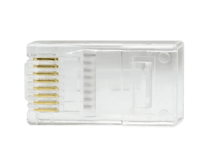 Doorsteek CAT6 Connector RJ45 - UTP 10 stuks voor soepele en stugge kabel - Networkdiscount.com